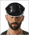 45601 Leder Schirm-M�tze
