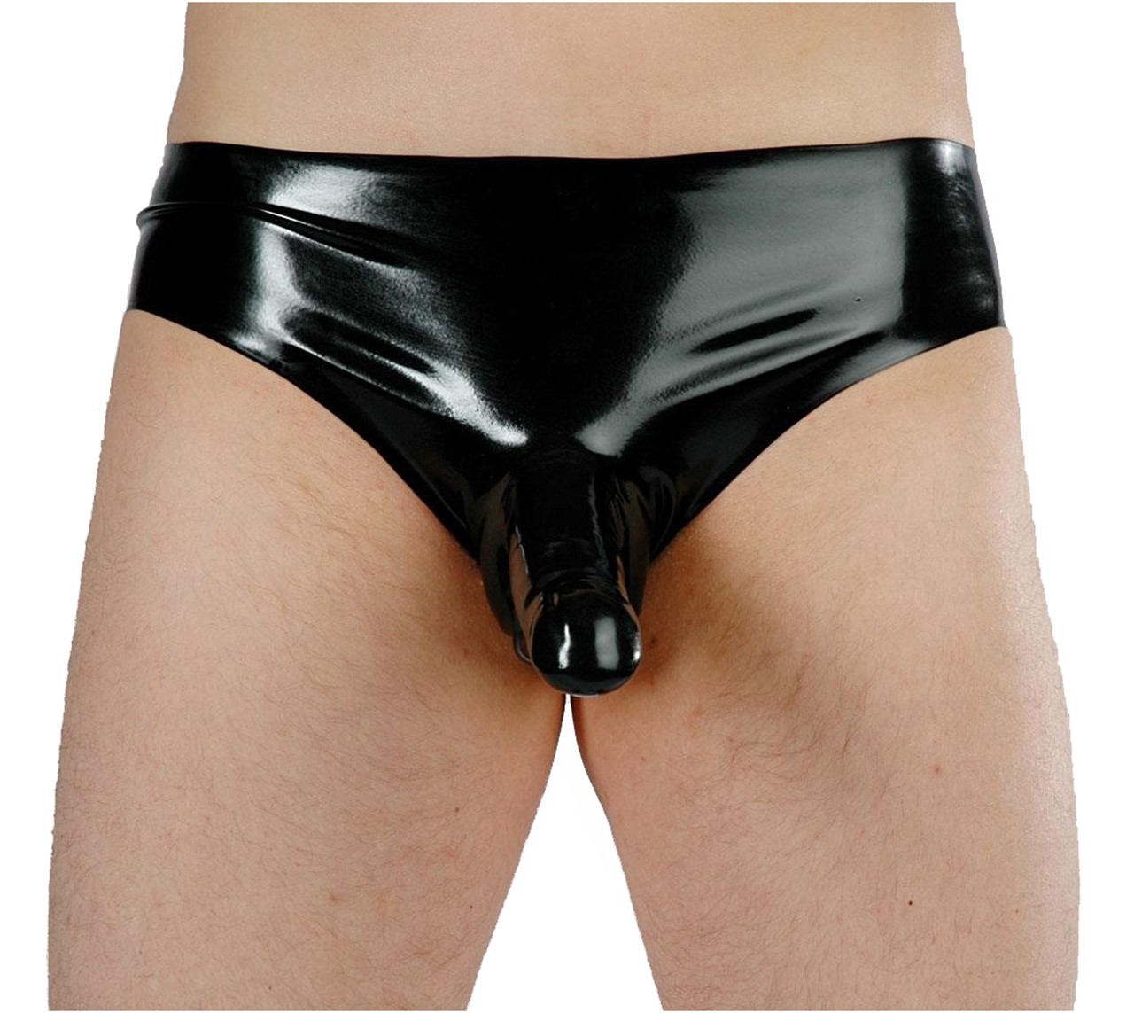 Slip mit Kondom, 0,40 mm Latex
