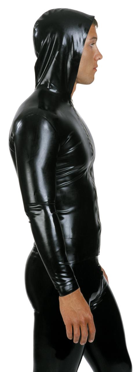 Sweatshirt mit Kapuze, 0,35 mm Latex