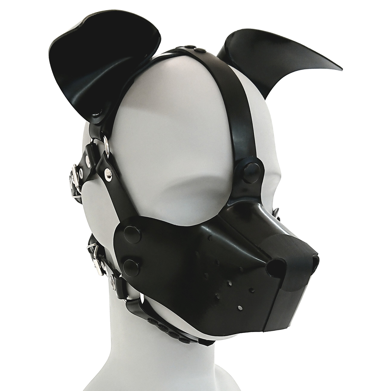 Hundemaskenharness, wackelnde Stehohren