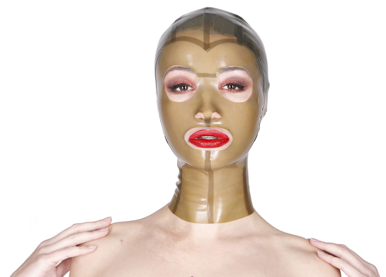 Leichte Maske, einfarbig