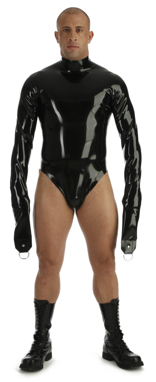 Zwangsjacke, leicht, Männermodell, 0,60 mm Latex