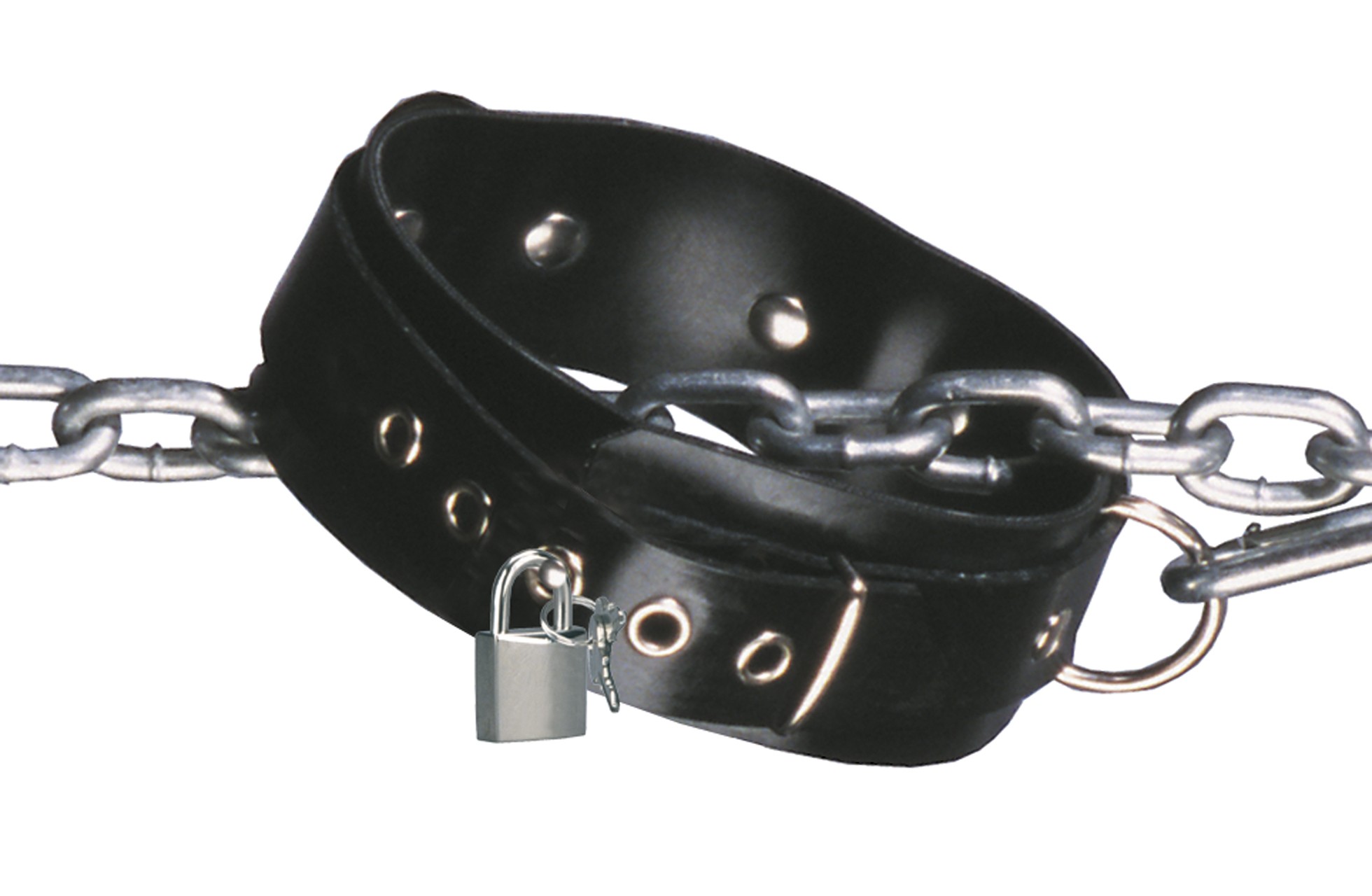 Gummi-Halsband, abschließbar, 3,00 mm Gummi