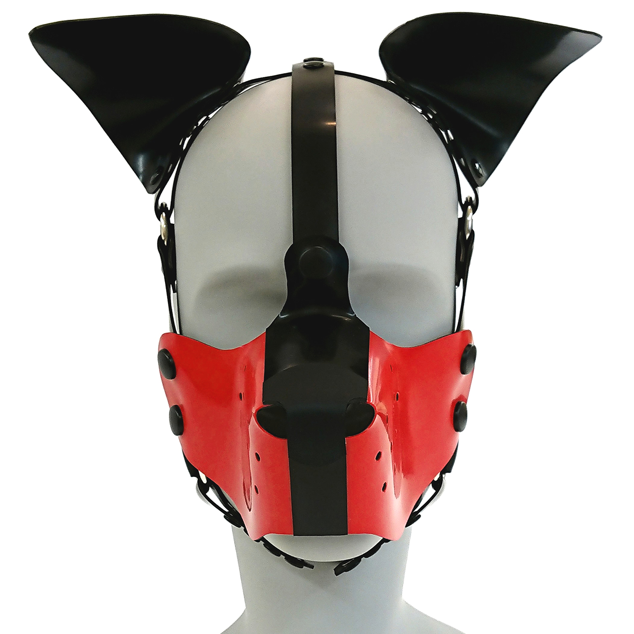 Hundemaskenharness, wackelnde Stehohren