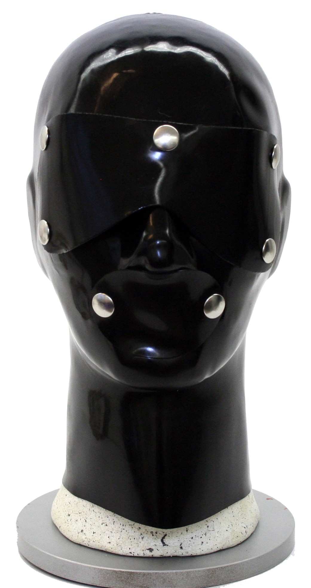 Systemmaske mit Mund und Augenklappe, 0,60 mm Latex