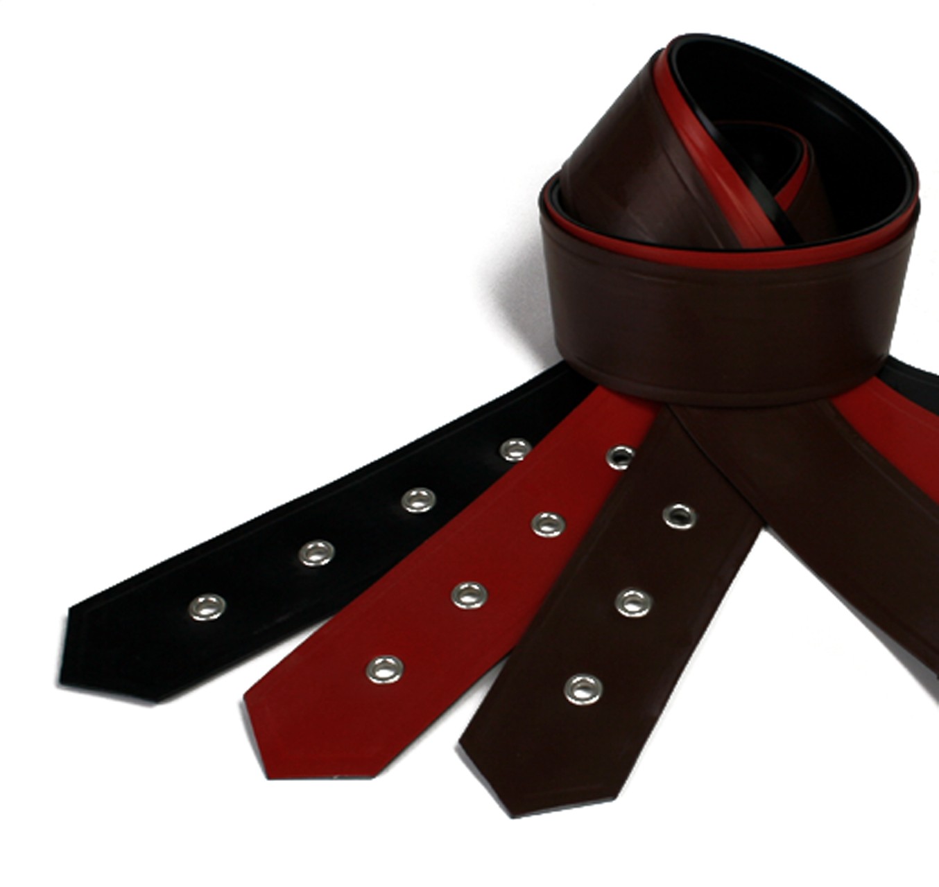 Bondage-Gürtel, geklebt, 4 cm breit, abschließbar