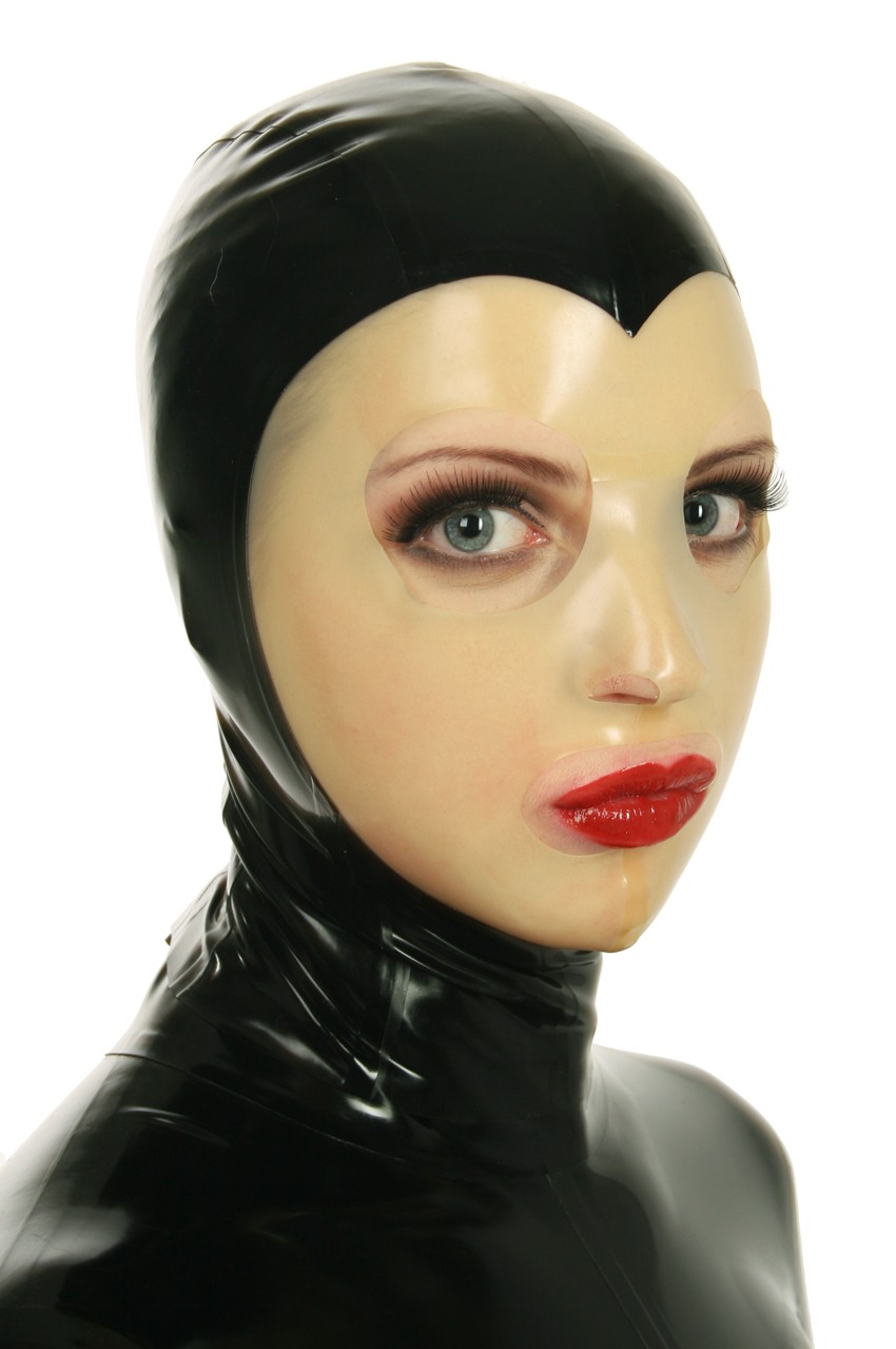Leichte Maske, kontrastfarbenes Gesicht