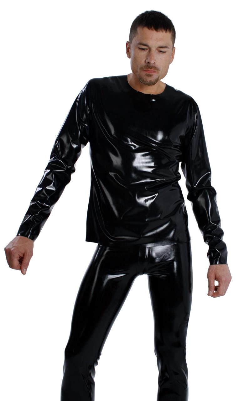 T-Shirt regular fit, langer Arm, 0,60 mm Latex