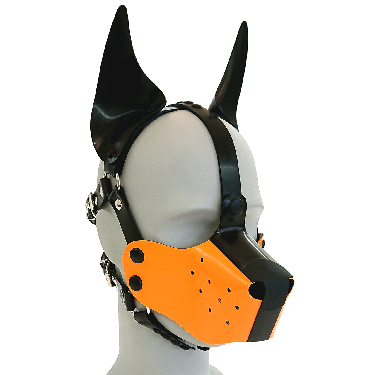 Hundemaskenharness, spitze Stehohren