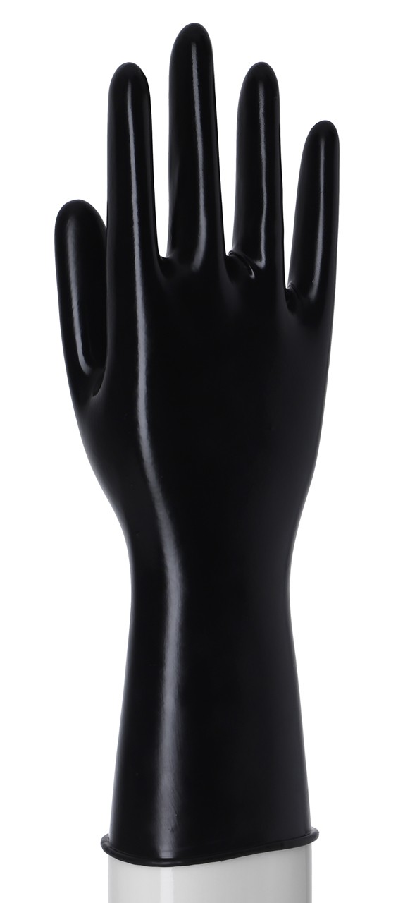 Handschuhe, kurz, chloriert, 0,40 mm Latex