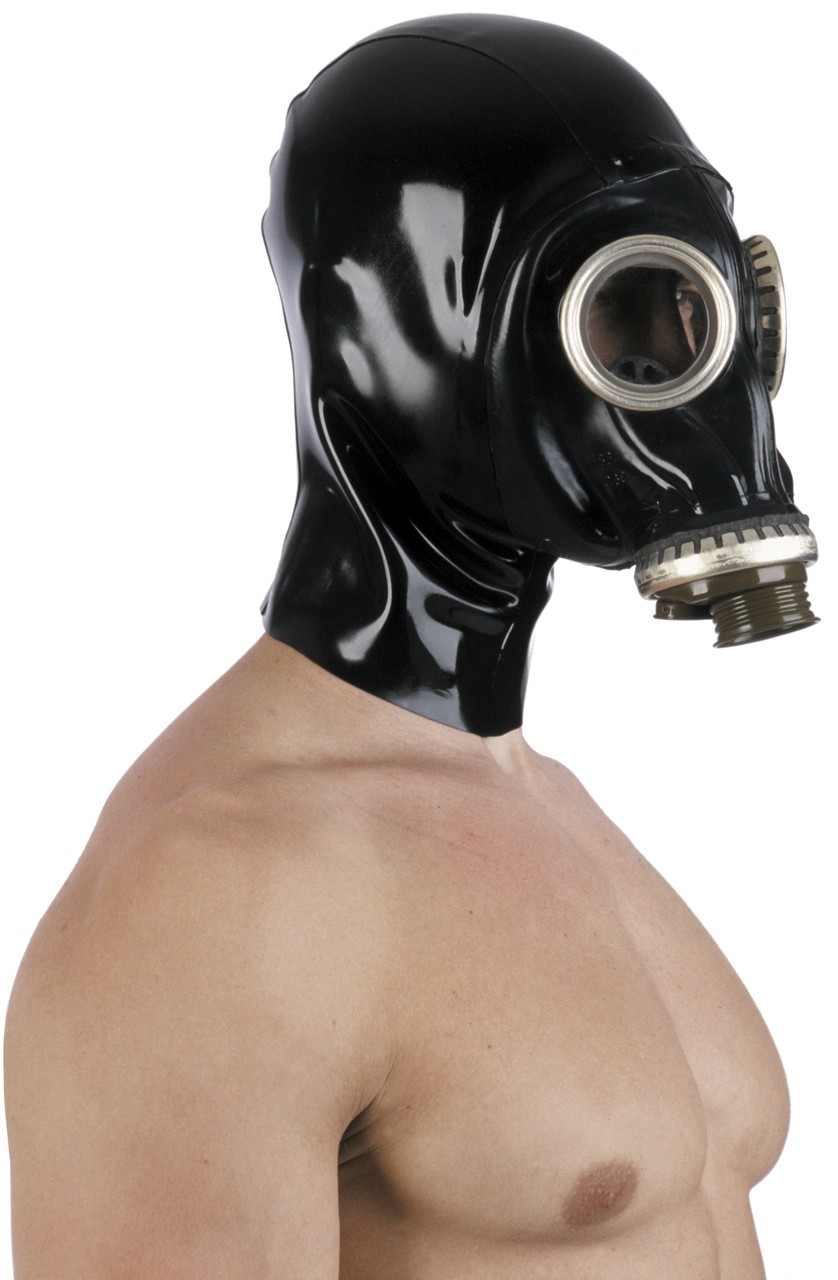 Russische Gasmaske mit Haube, 0,90 mm Latex