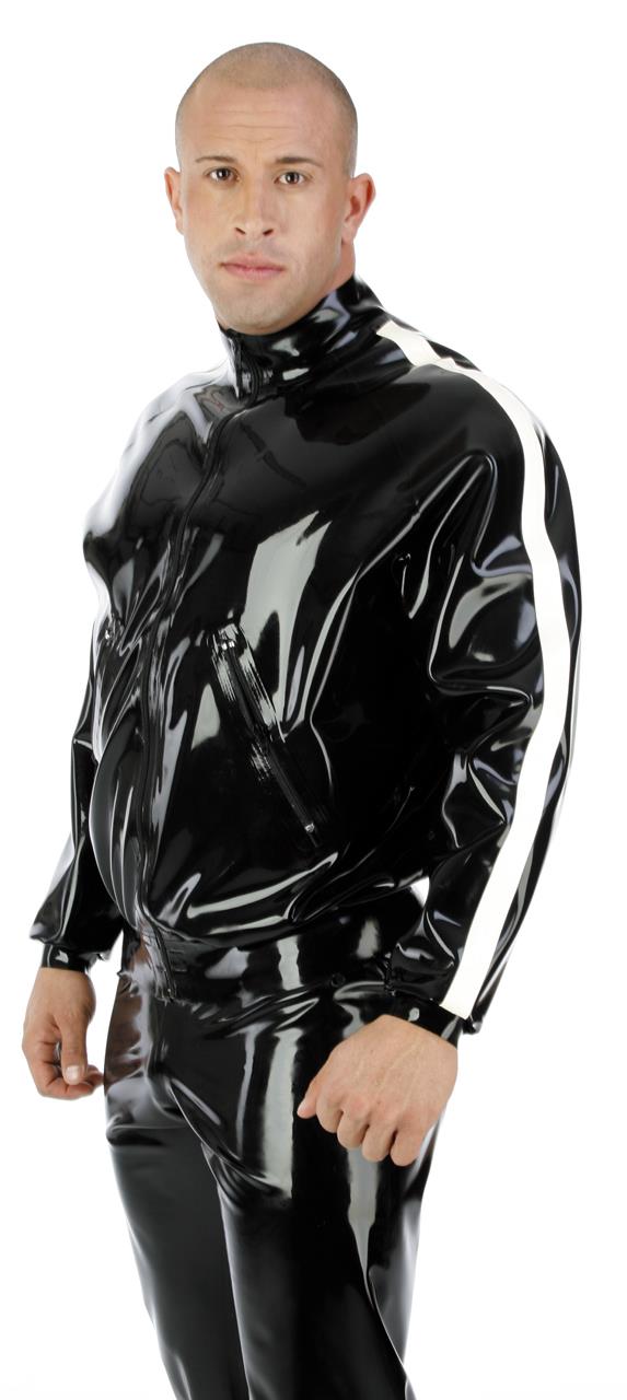 Trainingsjacke mit Kragen, 0,60 mm Latex
