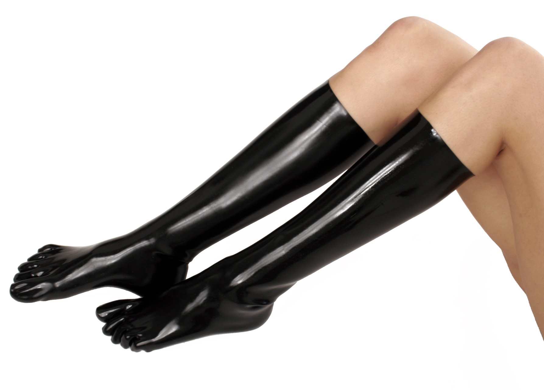Zehensocken - Silky Latex, 0,60 mm Latex
