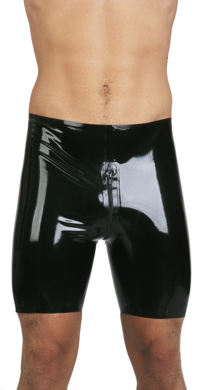 Radhose mit durchgehendem Reißverschluss, 0,35 mm Latex