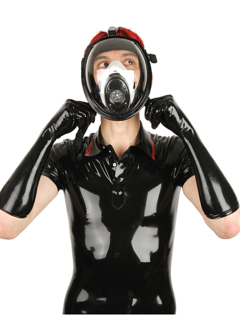 MSX Panorama Gasmaske, klares Visier