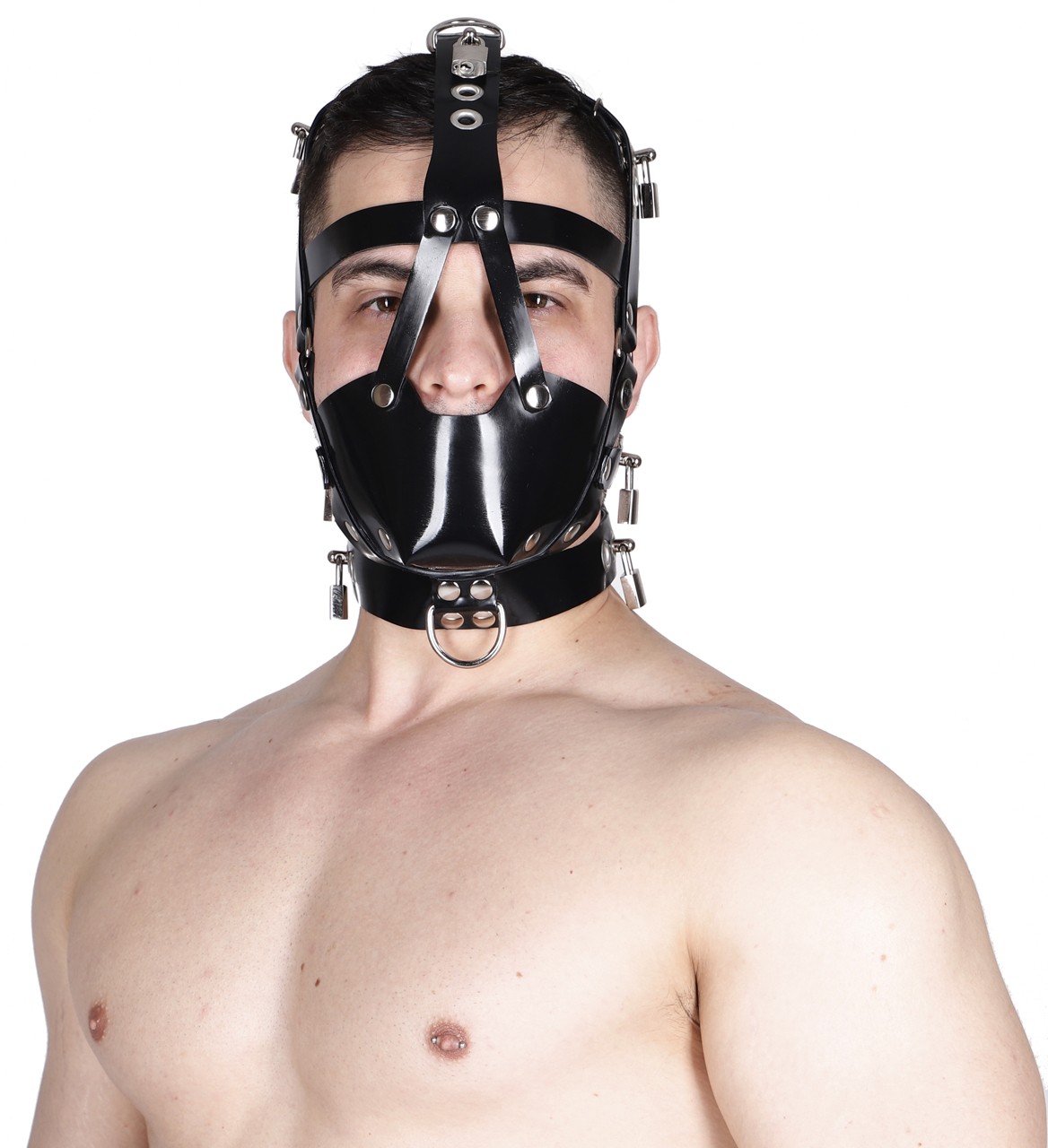 Kopf-Harness mit Maulkorb, abschließbar