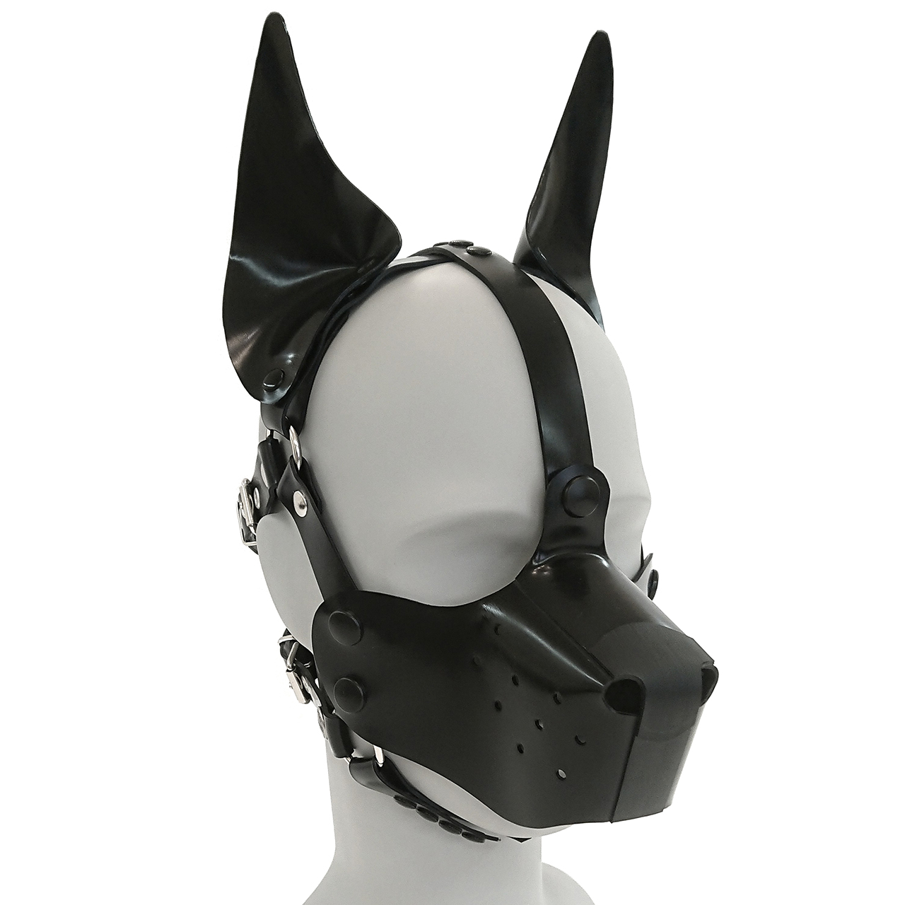 Hundemaskenharness, spitze Stehohren