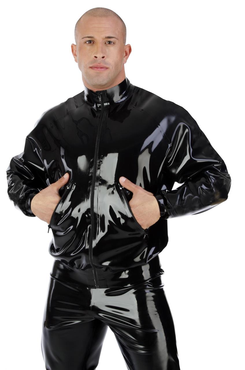 Trainingsjacke mit Kragen, 0,60 mm Latex