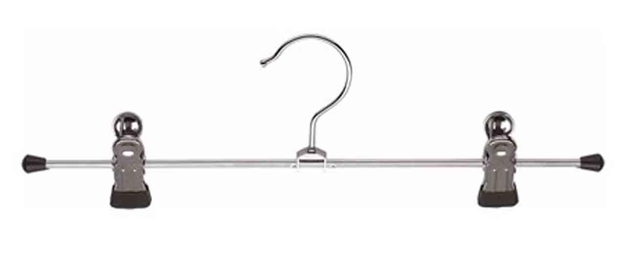 Metallklammerbügel, 2 Clips - 40 cm lang
