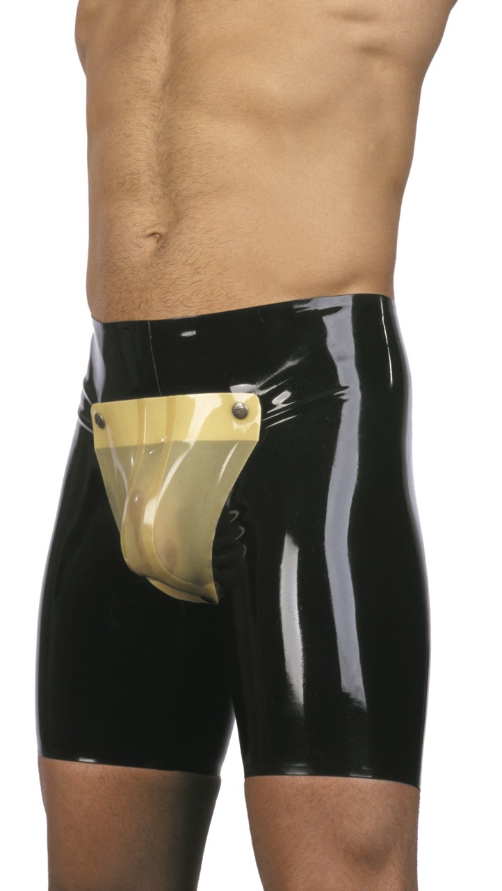 Radhose mit Codpiece, 0,60 mm Latex