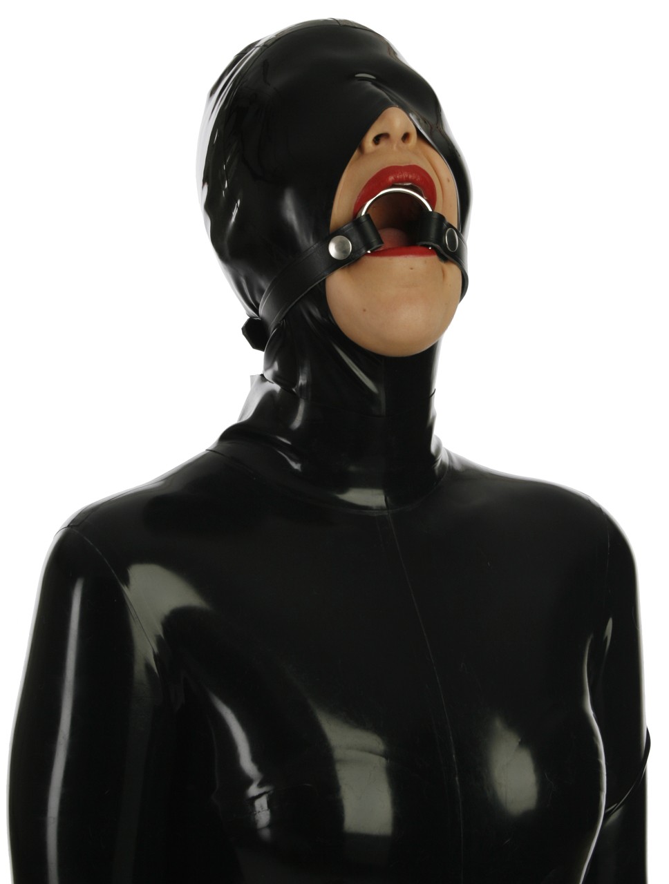Kinnfreie Latexmaske