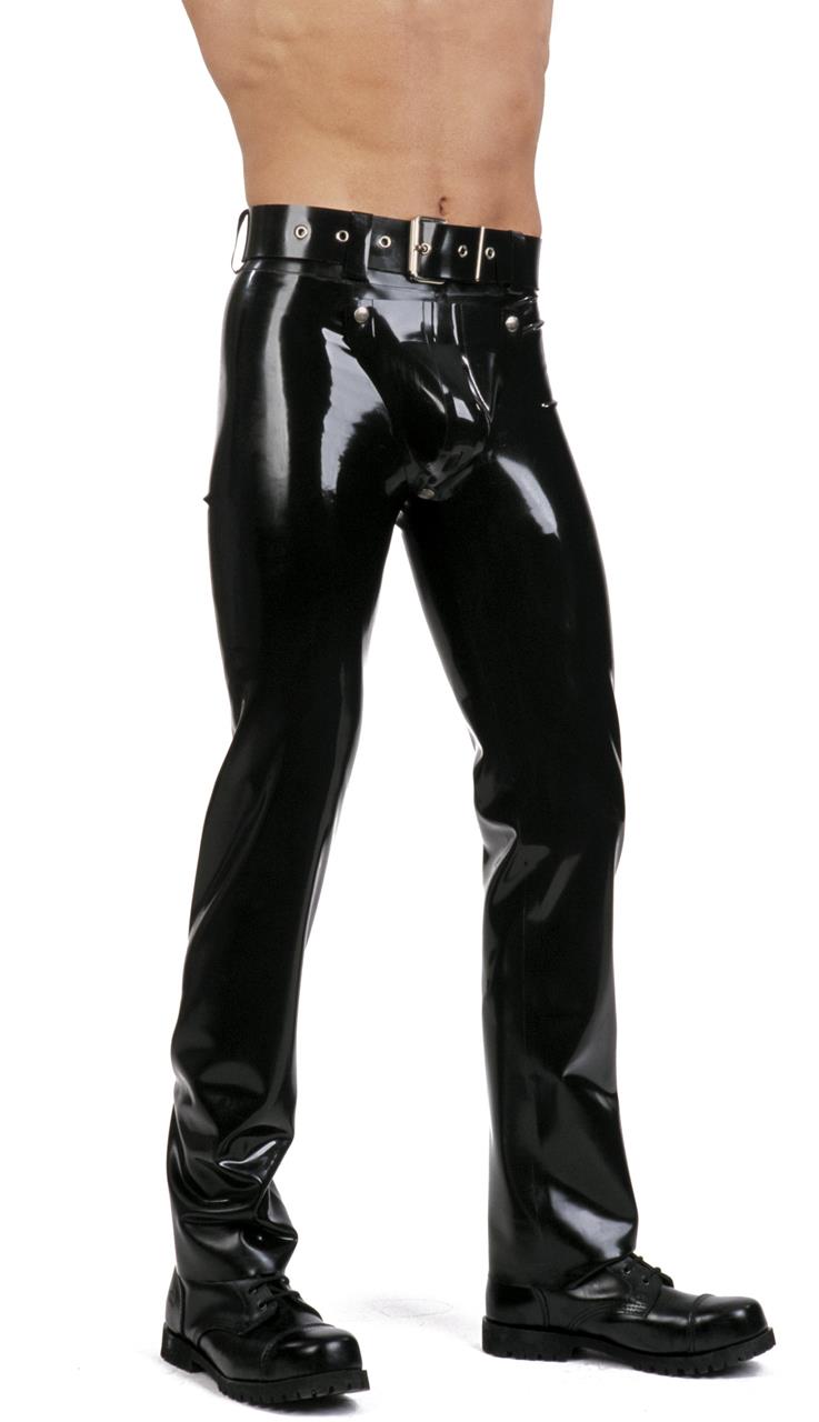 Jeans mit Codpiece, 0,60 mm Latex