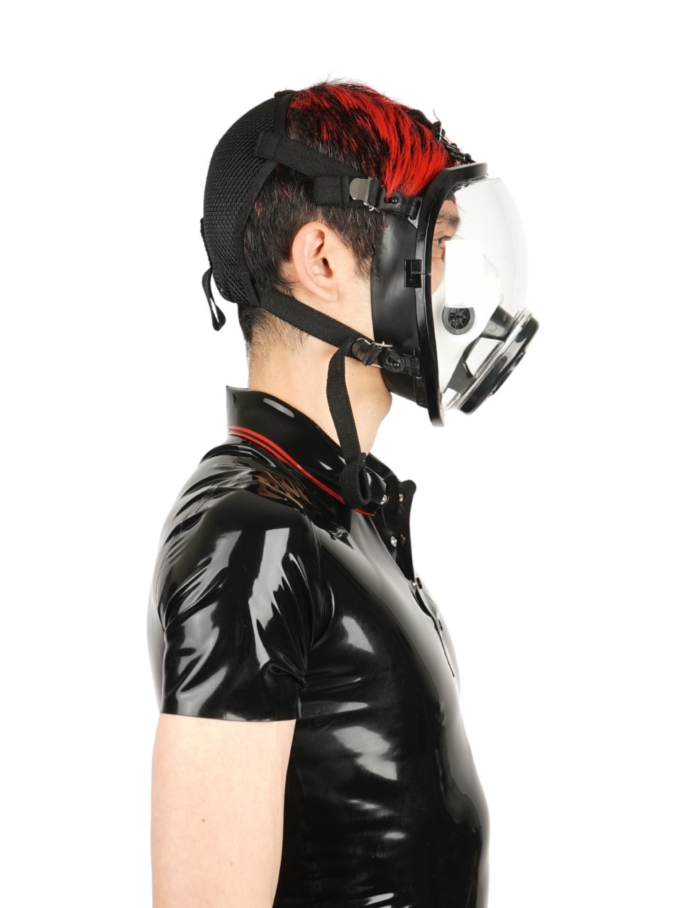 MSX Panorama Gasmaske, klares Visier