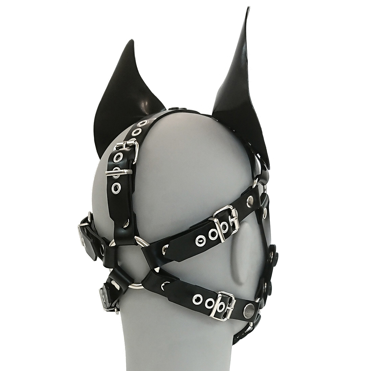 Hundemaskenharness, spitze Stehohren