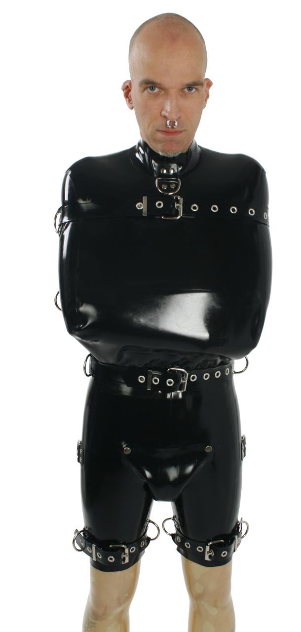 High-End Bondage-Shortanzug, 1,20 mm Latex