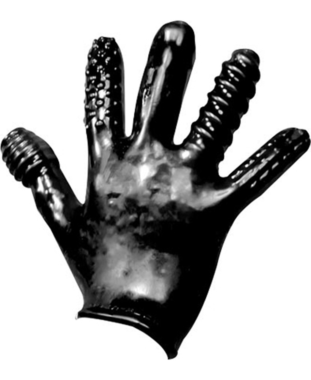 Finger Fuck Textured Glove