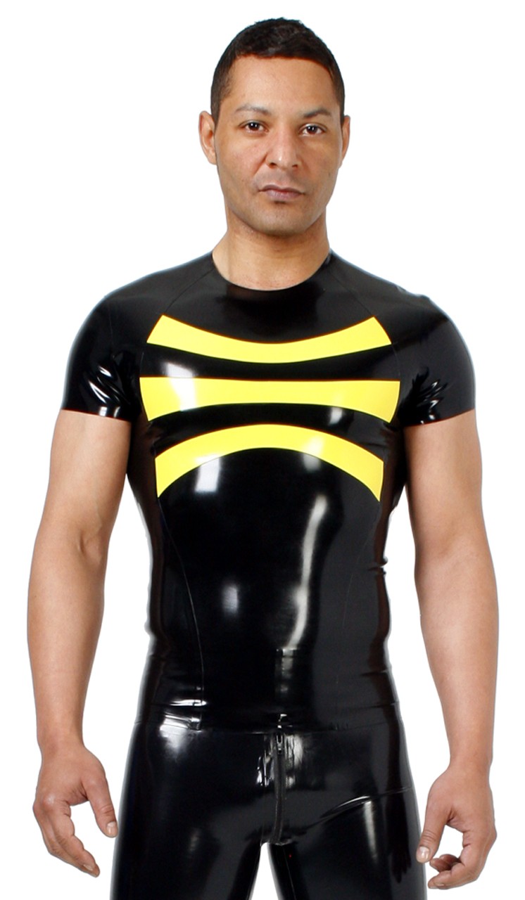 Shirt mit drei Formstreifen, 0,35 mm Latex