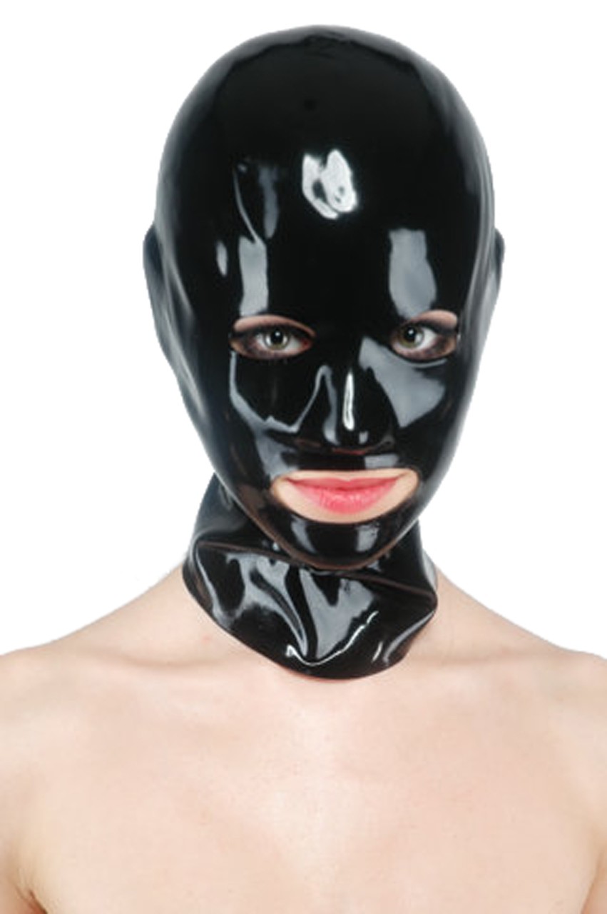 Anatomische Maske mit offenen Augen, Nase und Mund, 0,40 mm