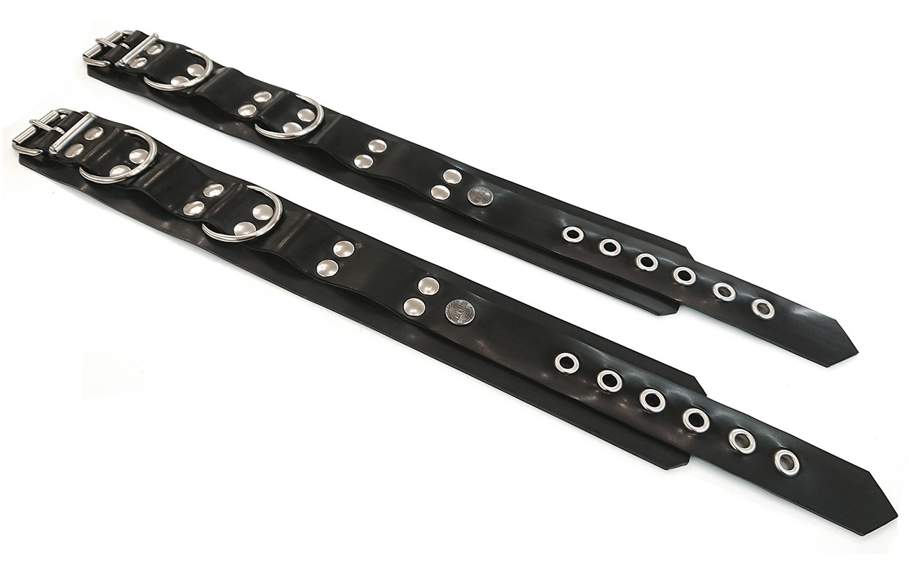 Latex-Oberarmfessel, Paar