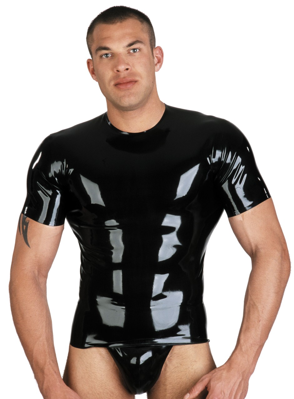 T-Shirt, eng, kurzer Arm, 0,35 mm Latex