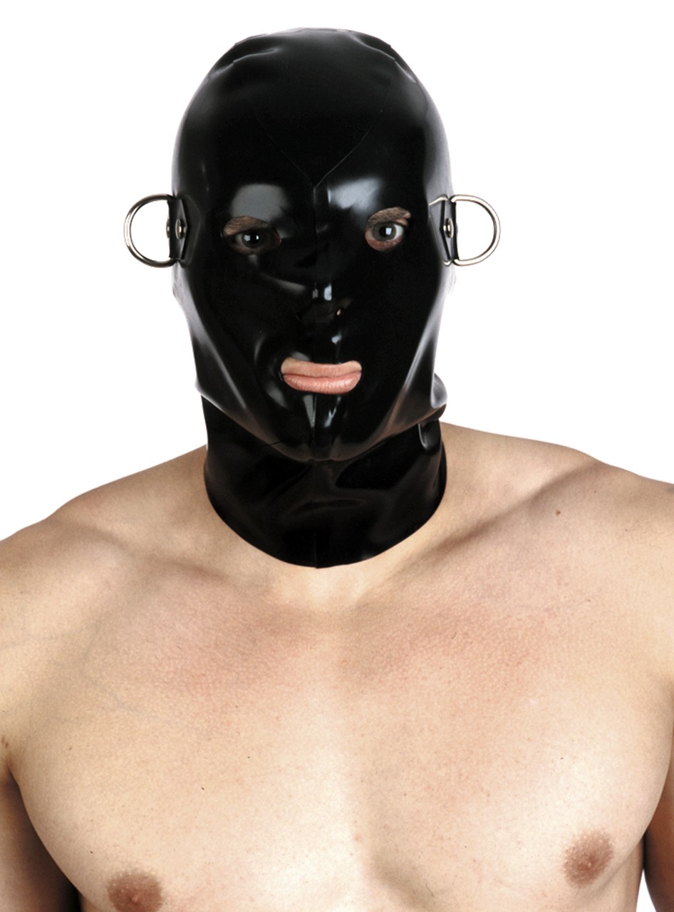 Schwere Maske, Schnürung hinten, 0,90 mm Latex