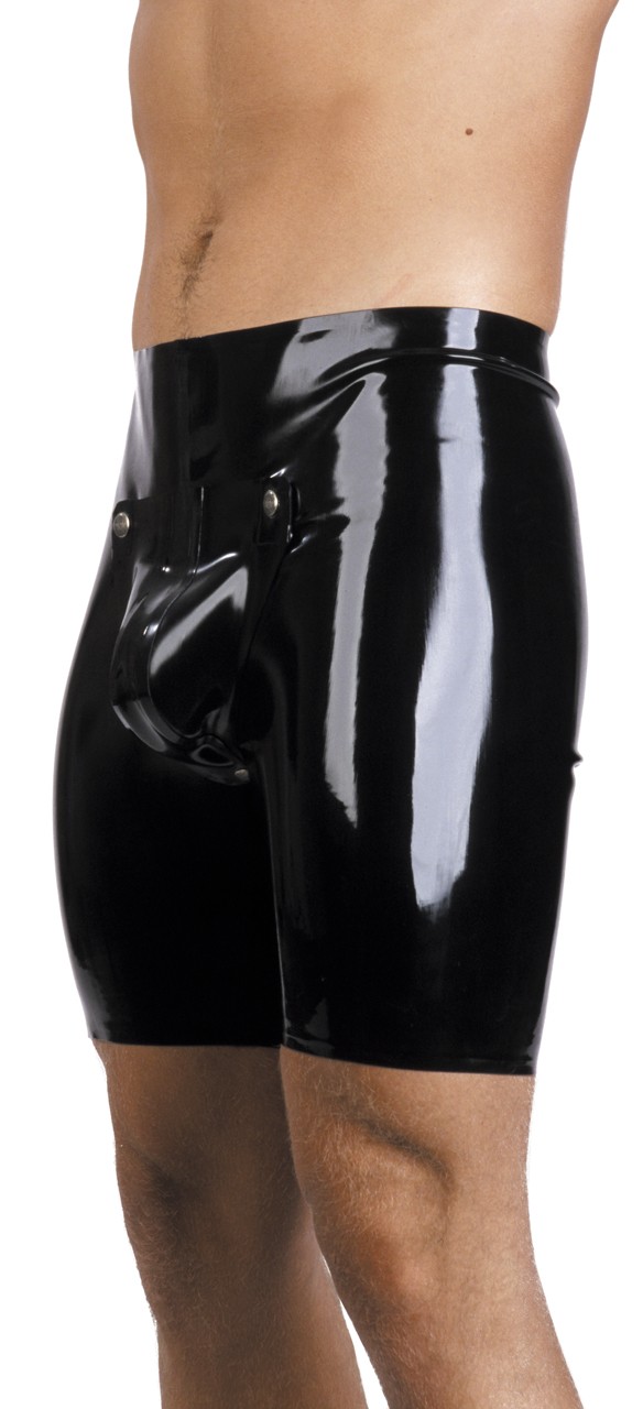 Radhose mit Codpiece, 0,60 mm Latex