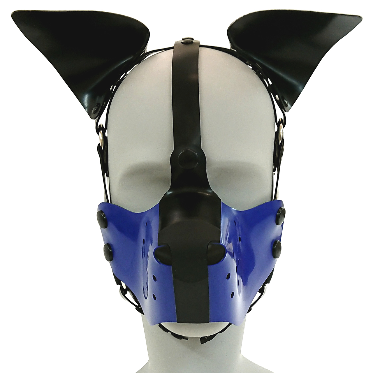 Hundemaskenharness, wackelnde Stehohren