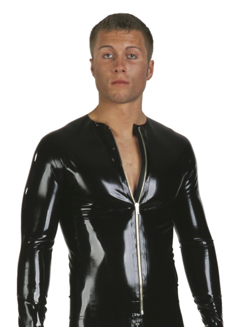 T-Shirt, eng, langer Arm, Metall RV, 0,35 mm Latex