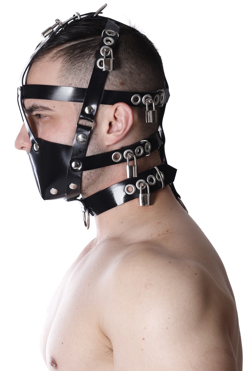 Kopf-Harness mit Maulkorb, abschließbar