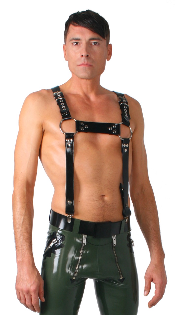 Bullharness-Hosenträger, 0,90 mm Latex
