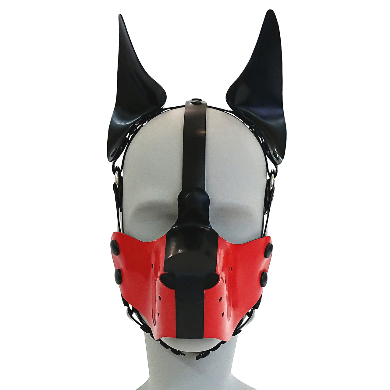 Hundemaskenharness, spitze Stehohren