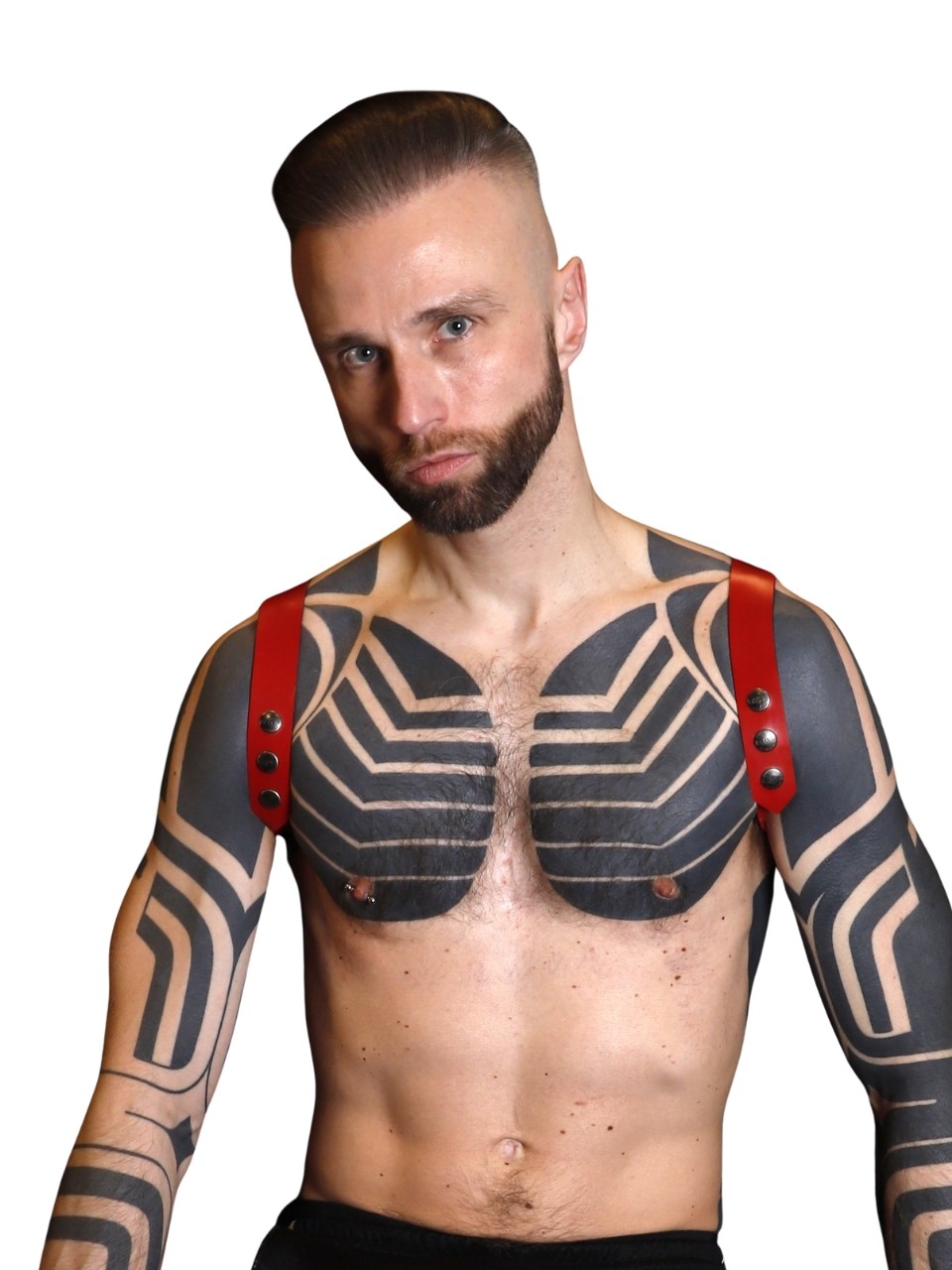 Latex Schulter-Harness, 2,10 mm Latex