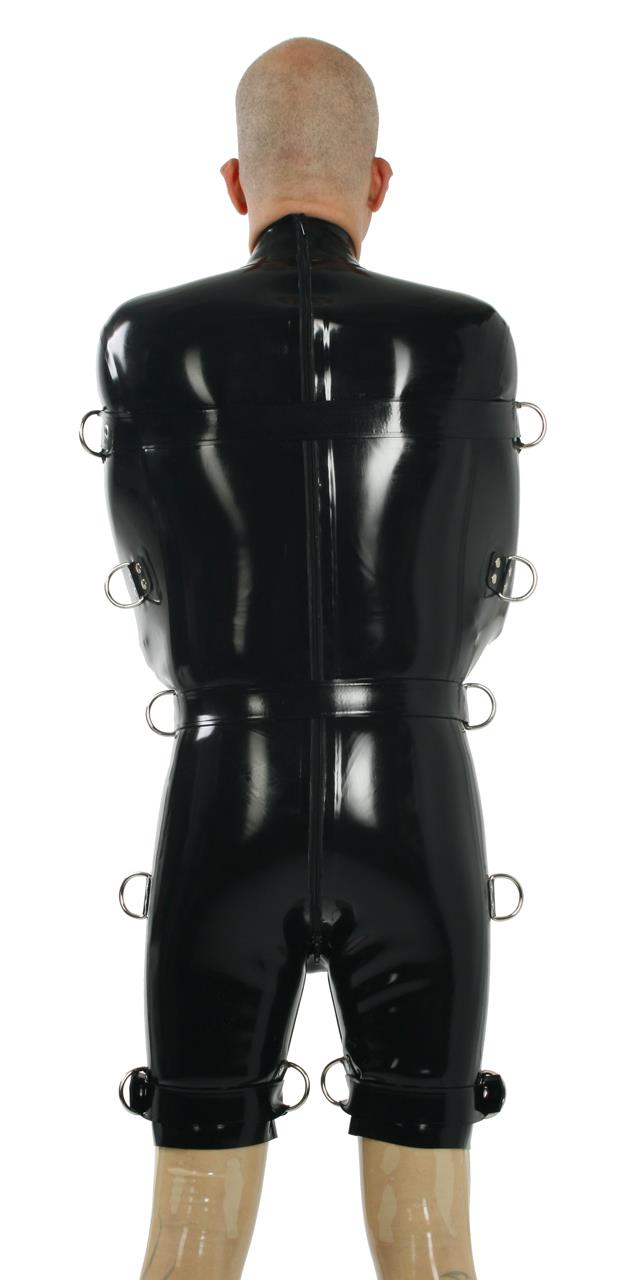 High-End Bondage-Shortanzug, 1,20 mm Latex
