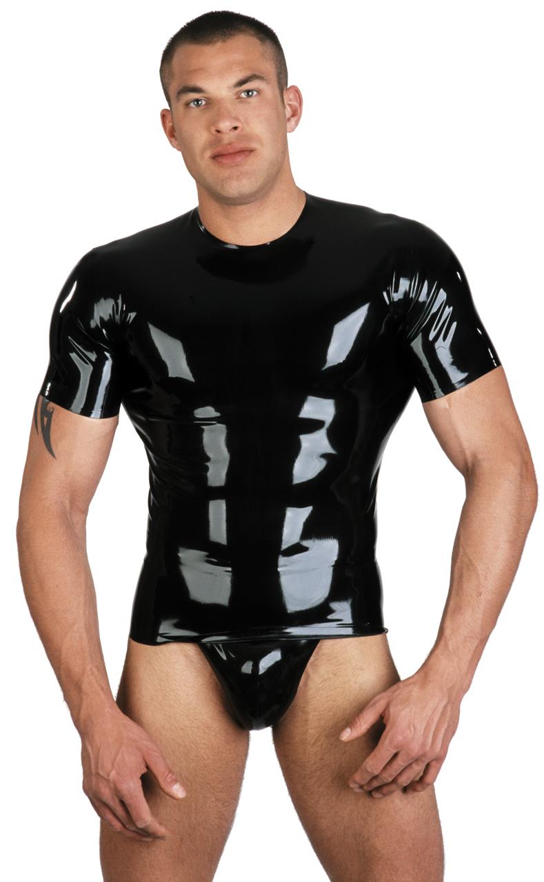 T-Shirt, eng, kurzer Arm, 0,35 mm Latex