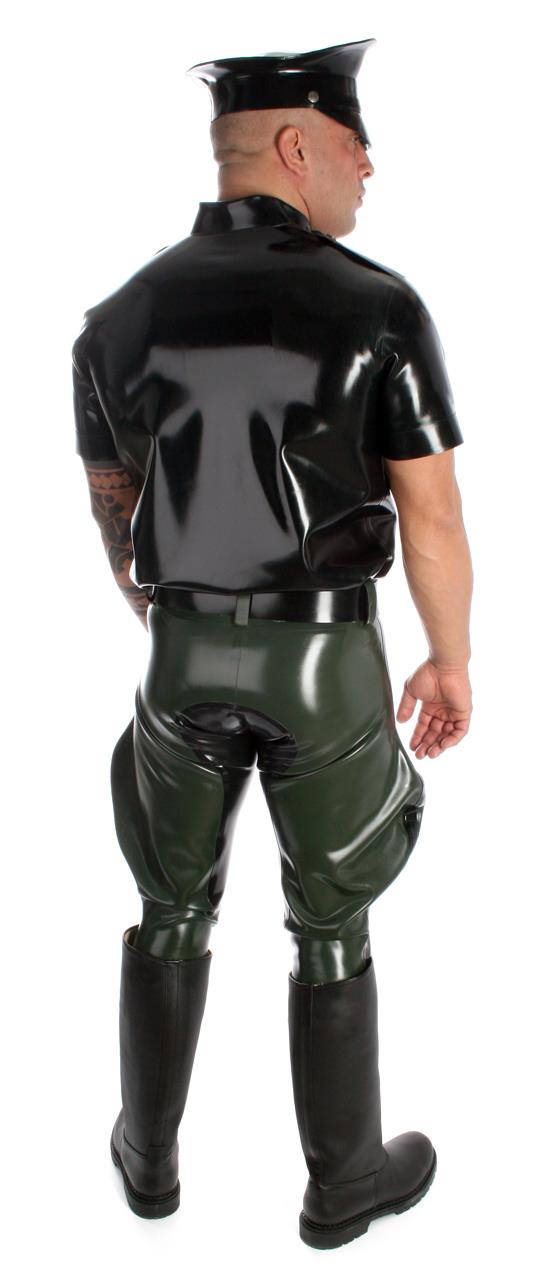 Policeshirt, kurzer Arm, 0,60mm Latex