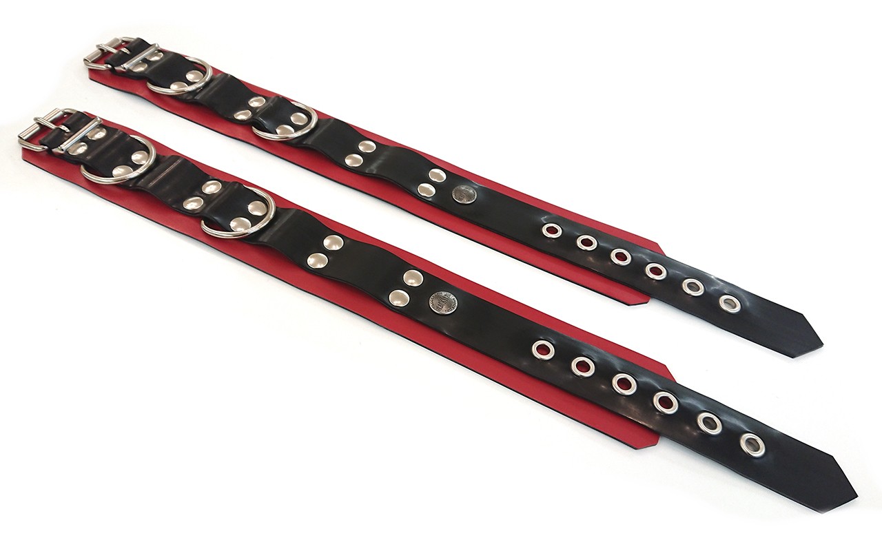 Latex-Oberarmfessel, Paar