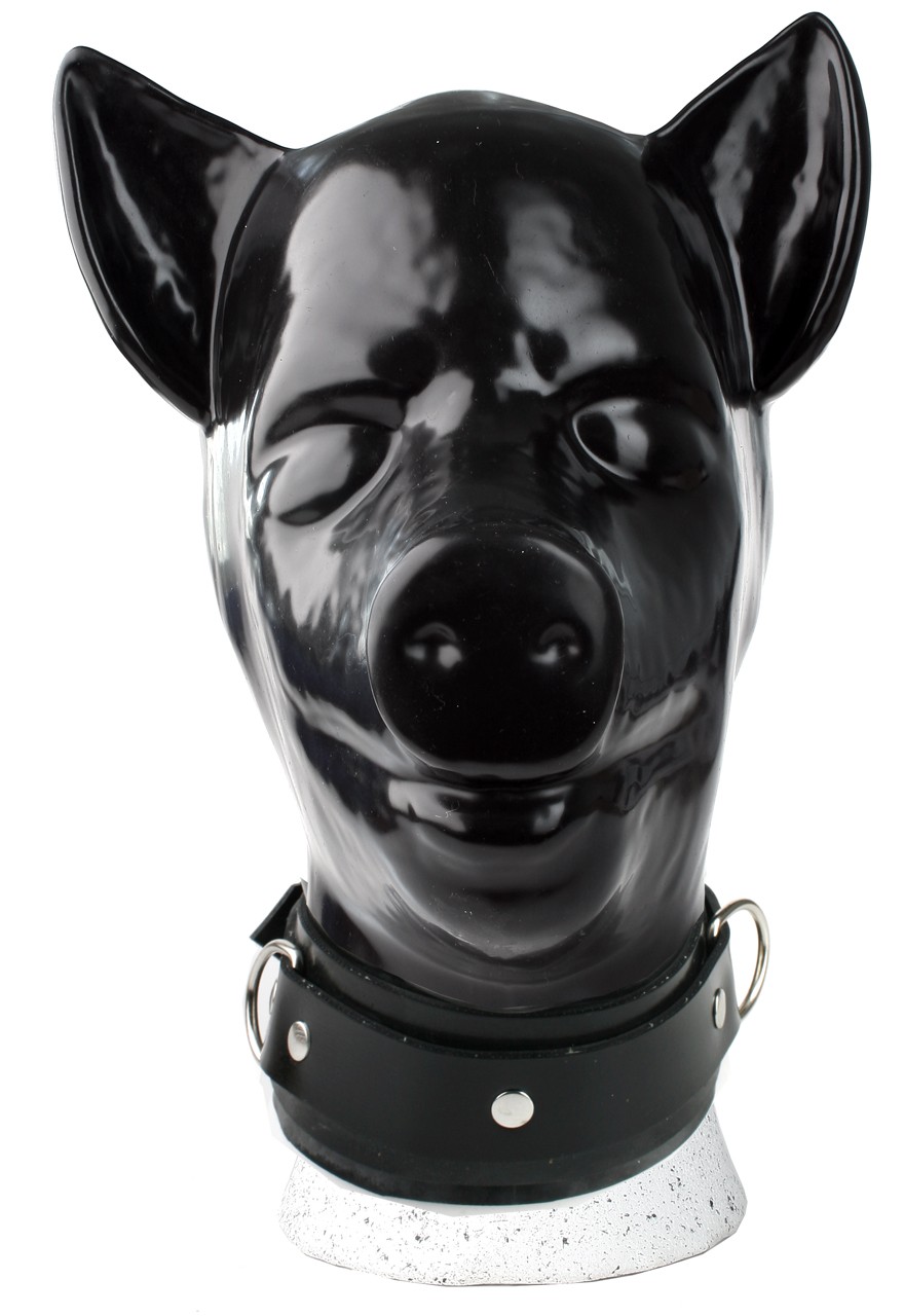 Schweine-Maske mit Schnürung