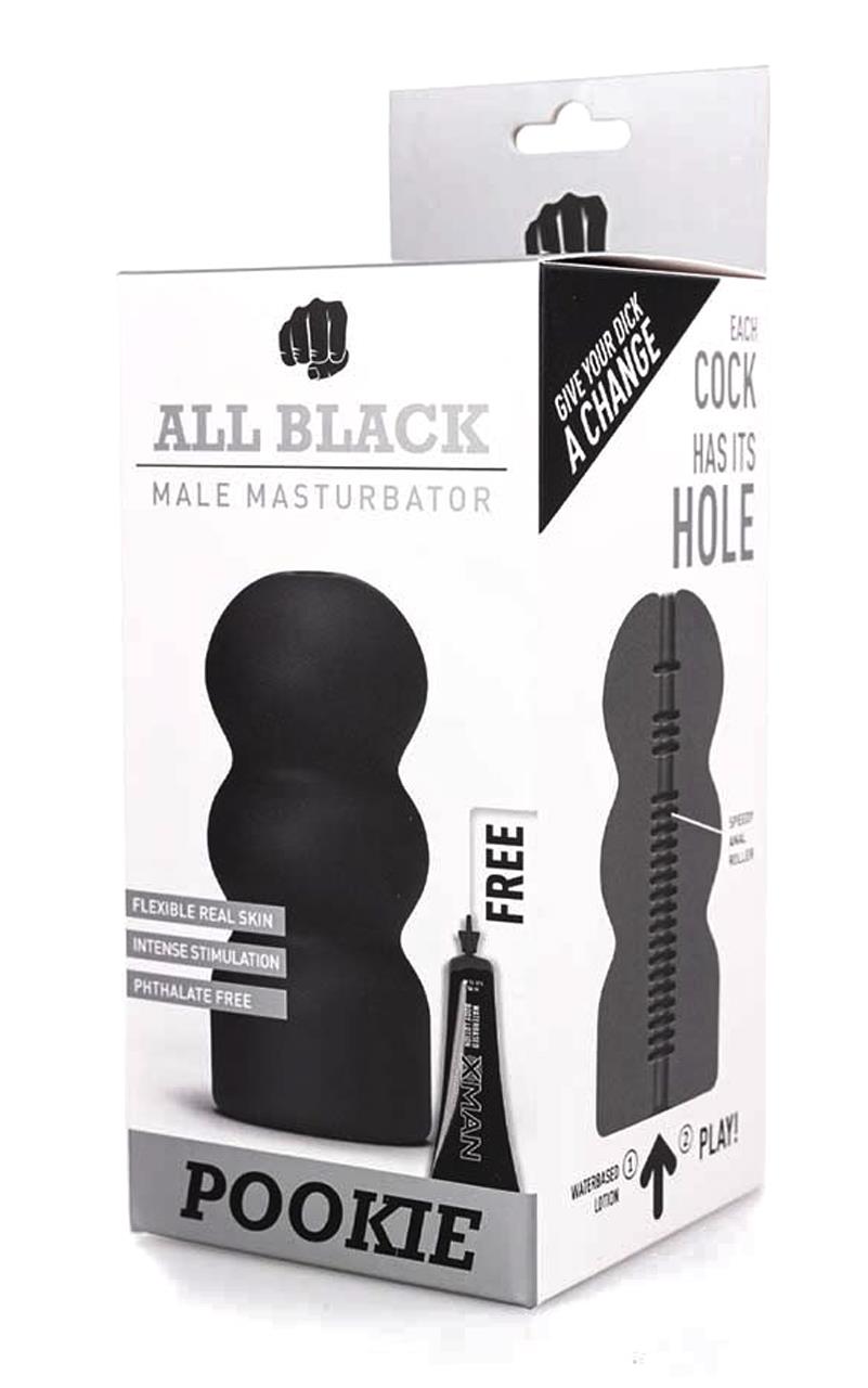 All Black- Real Skin Touch Masturbator - Pookie