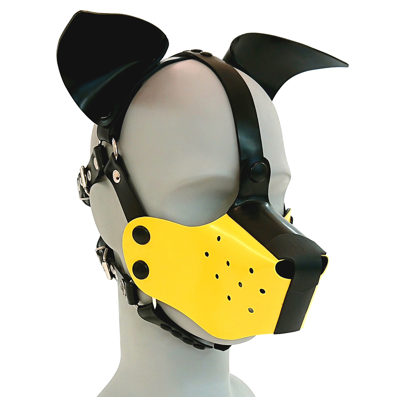 Hundemaskenharness, wackelnde Stehohren