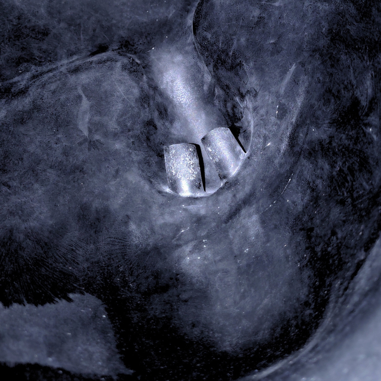 Anatomische Maske m. RV und Nasenschläuchen, ca. 2,00 mm